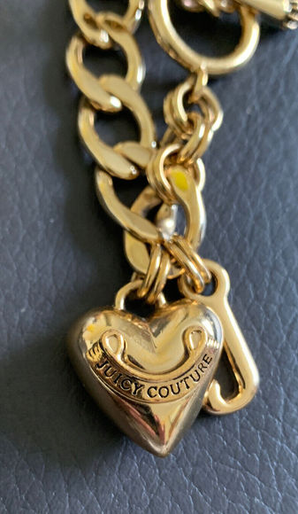 Juicy Couture Puffy Heart Charm Bracelet - Picture 4 of 5